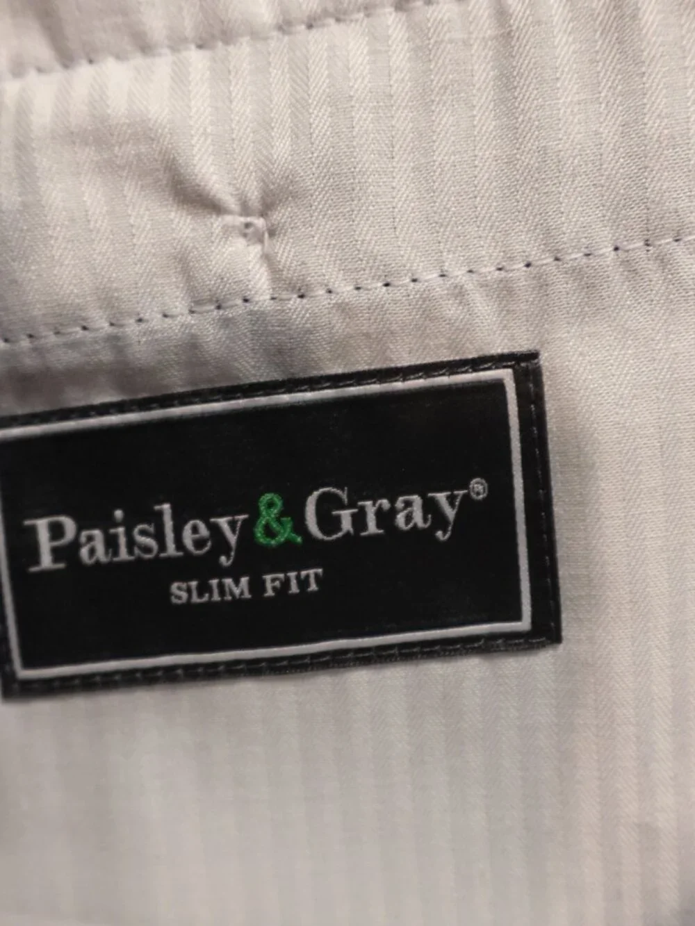 Paisley & Gray Slim Fit Dress Shorts Men's 34 Navy Flat Front Stretch 10